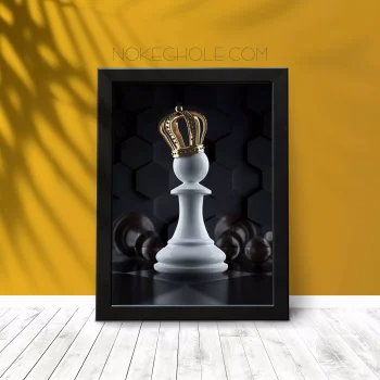 تابلو دکوراتیو طرح مهره شطرنج